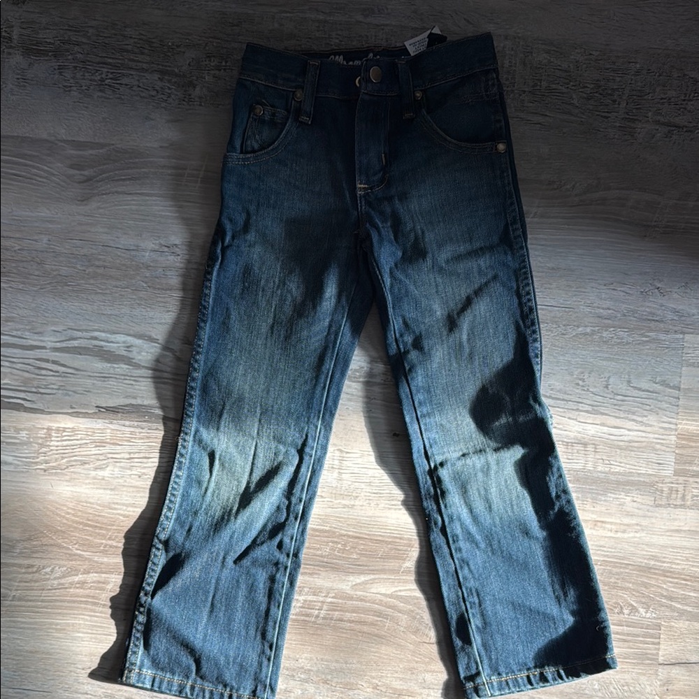 Wrangler Blue Jeans with Vintage Look and Full Length